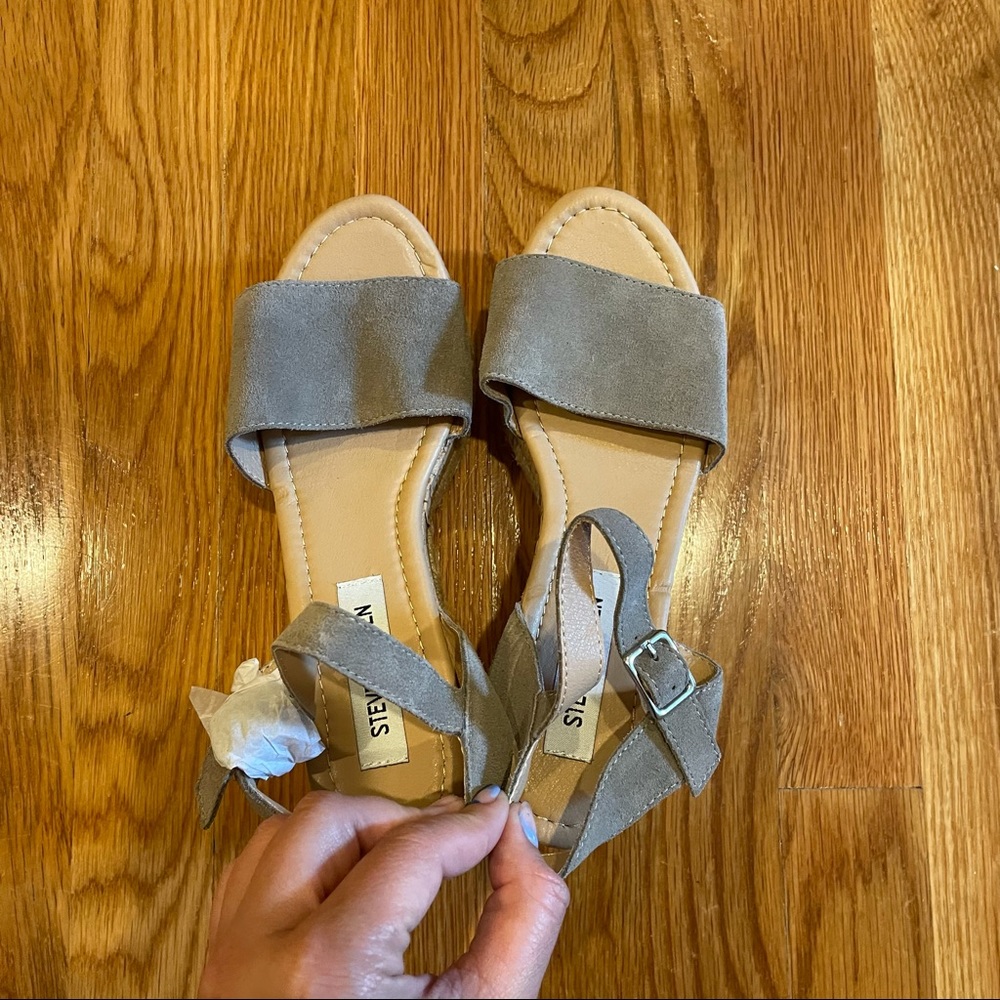 Steve Madden platform espadrille sandals
